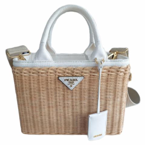 Prada discount rattan bag